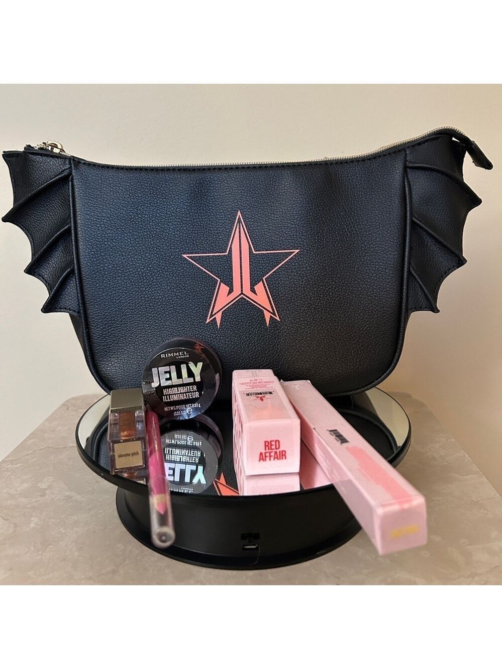 Jeffree Star Bat Bag and Cosmetic Bundle